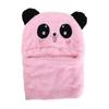 Winter Warm Fleece Hats Scarf Set for Kids Cute Cartoon Panda Hats Windproof Beanies for Girls Boys Christmas Gifts