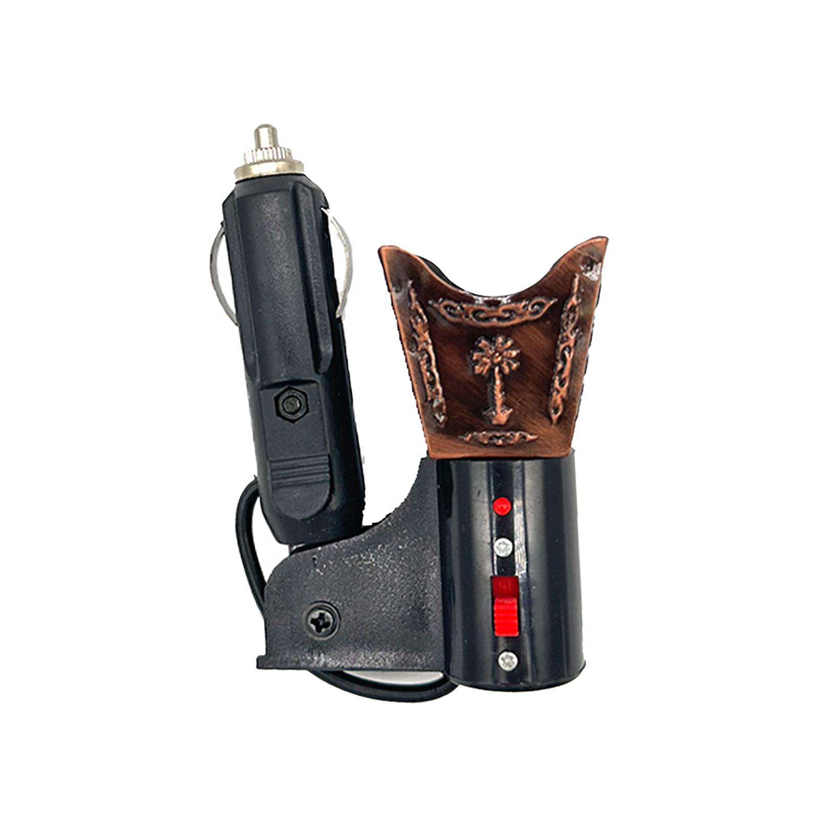 

Автомобильная электрическая курильница для благовоний, подарочный диффузор для благовоний, украшение в ближневосточном стиле, прикуриватель, портативная горелка для благовоний