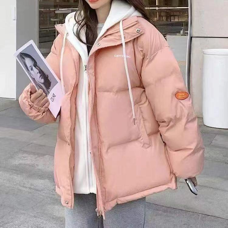Women's Korean Style Winter Bread Coat - Short, Loose, Thickened Cotton-Padded Jacket