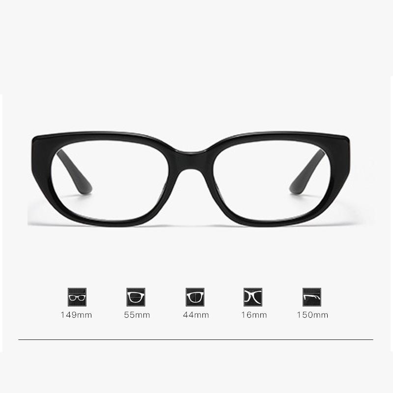 Cat-eye Posensitive Color-changing Myopia Glasses For Women With Ultraviolet Anti-blue Light Flat Light Mirror