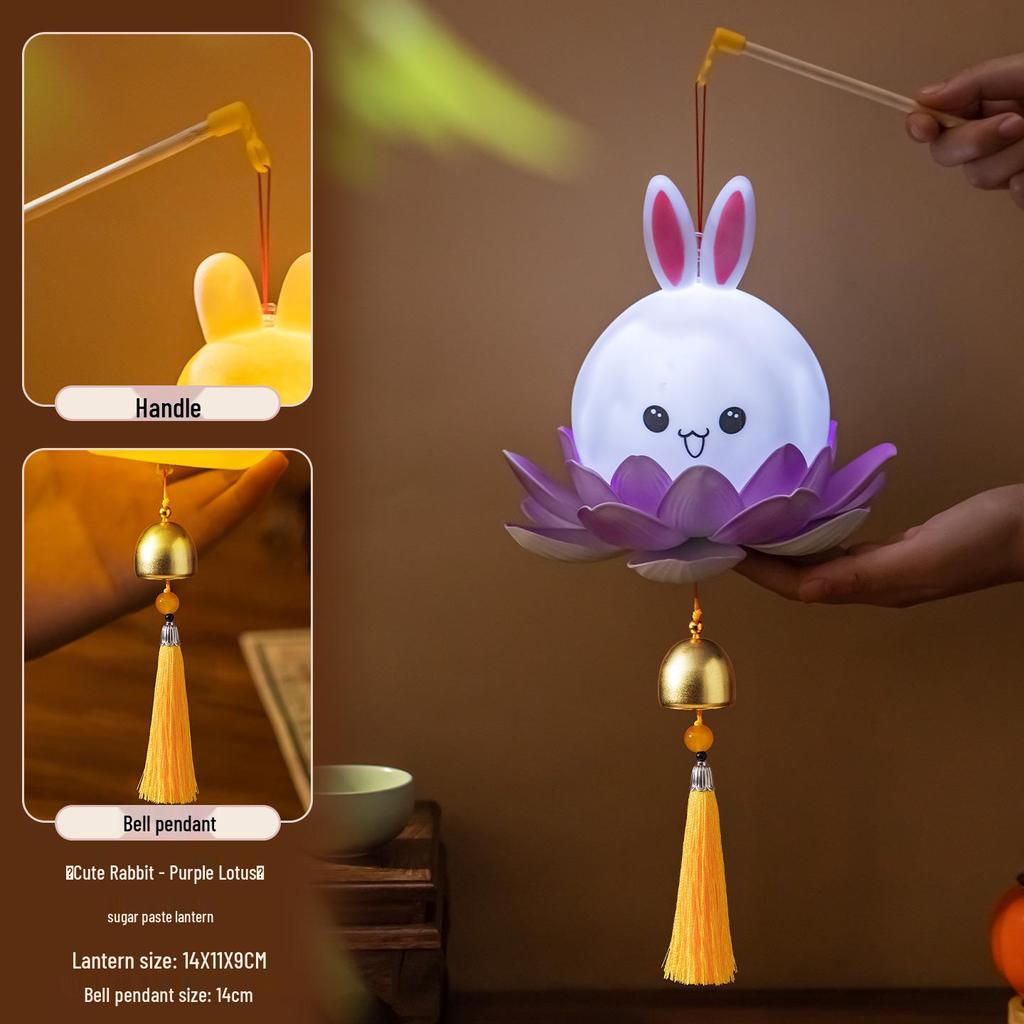 Mid-Autumn 2025 Jade Rabbit Children’s Luminous Handheld Lantern