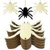 20PCS Handmade Wood Hanging Halloweens Decorations Easy Assembly Holiday Craft Project for Kids Adults