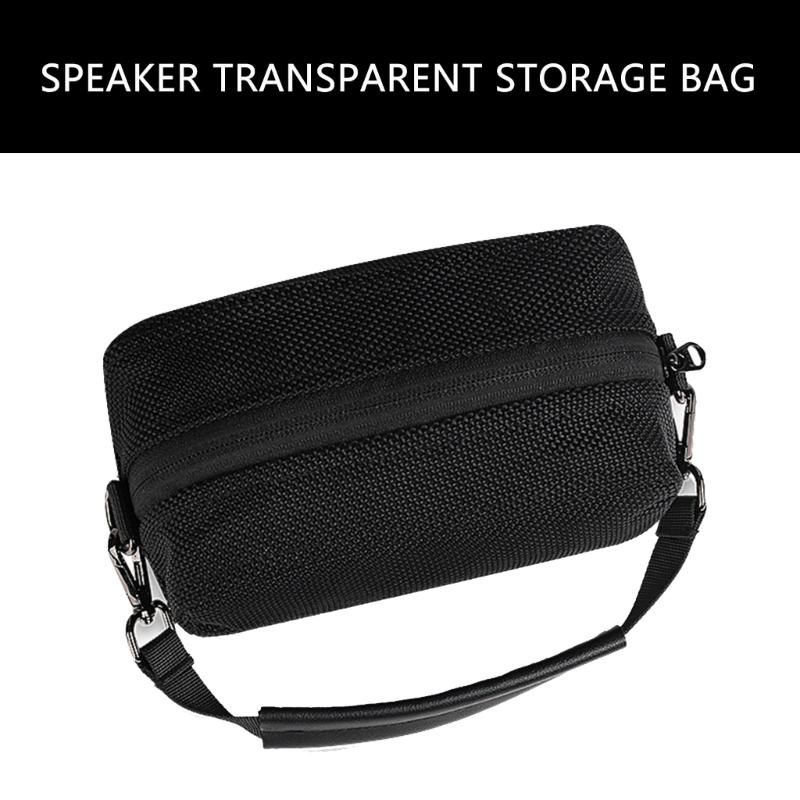 Portable Travel Case Speakers Storage Bag with Shoulder Straps for Speakers Protections Cover