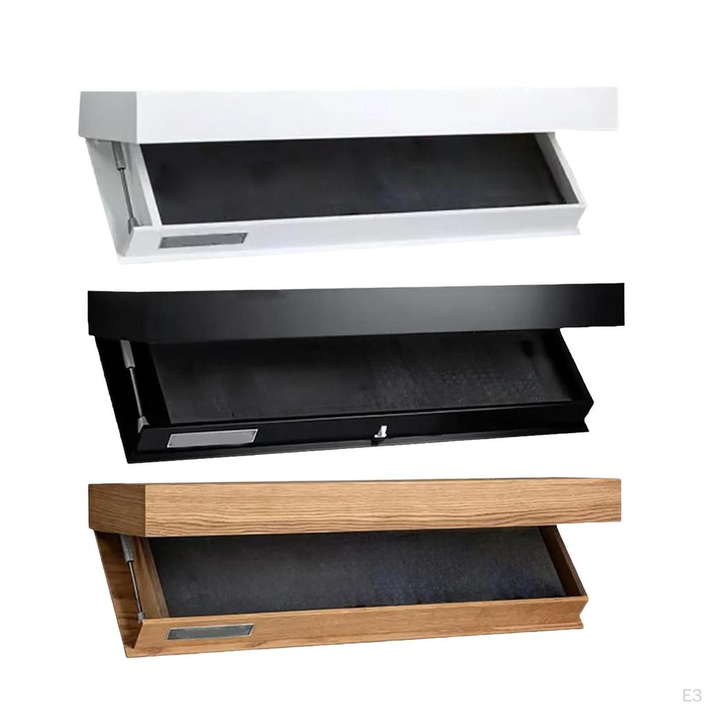 Float Shelves for Wall Flap Concealed Compartment Storage Rack Holder Bathroom Nursery