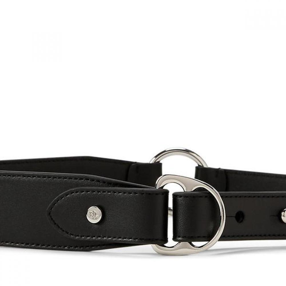 Lauren Equestrian D Ring Leather Belt Walrblt0f320302001