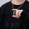 Long Versatile and Simple Titanium Steel Sweater Chain Hip-hop Pendant Chain Necklace Accessory for Women