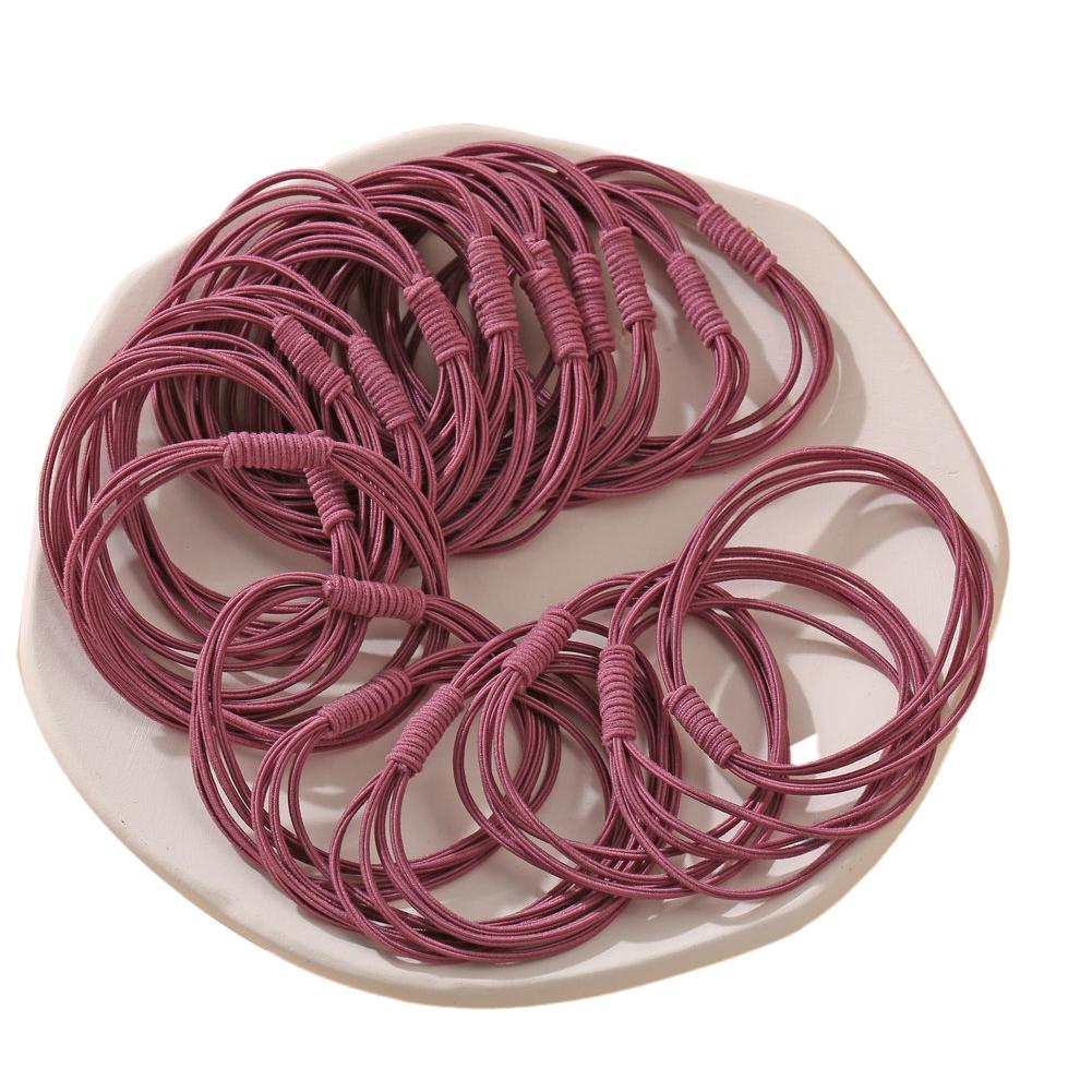 20 Piece Set Girl's Rubber Band Ins Simple Rope Tie Hair High Elastic Ring Headdress