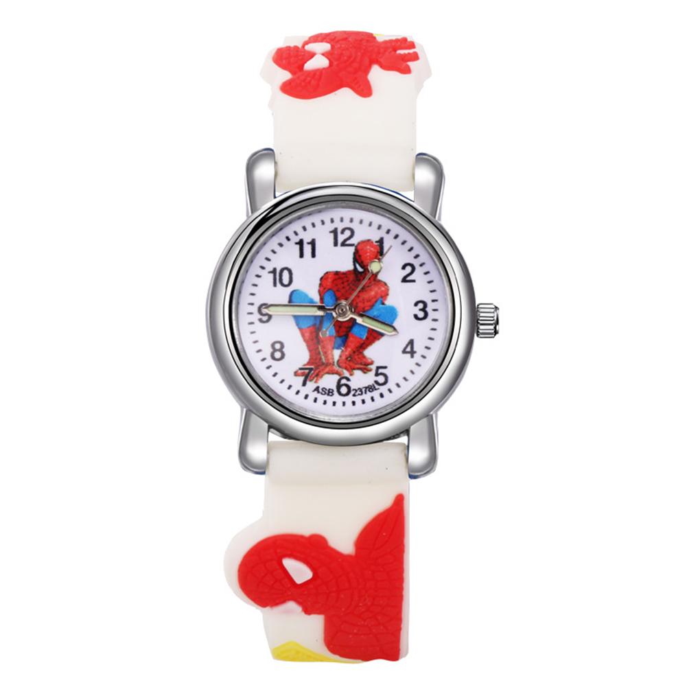 Relógio Infantil de Silicone com Desenho Animado Fofo para Meninos e Meninas com Mostrador Redondo