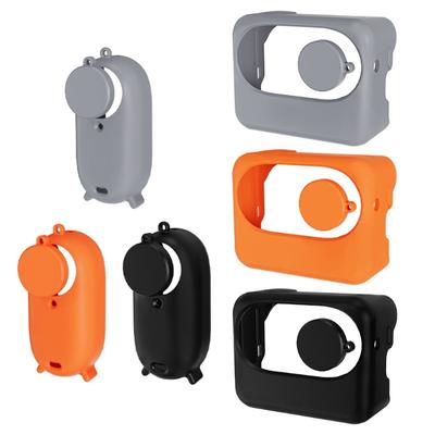 Capa Protetora de Silicone Para Câmera 360 GO3 Protetor de Lente e Tampa Protetora do Compartimento da Bateria