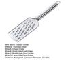 Cheese Grater Mirror Polish Corrosion Resistant Ergonomic Handle Hanging Hole Design Multipurpose Food
