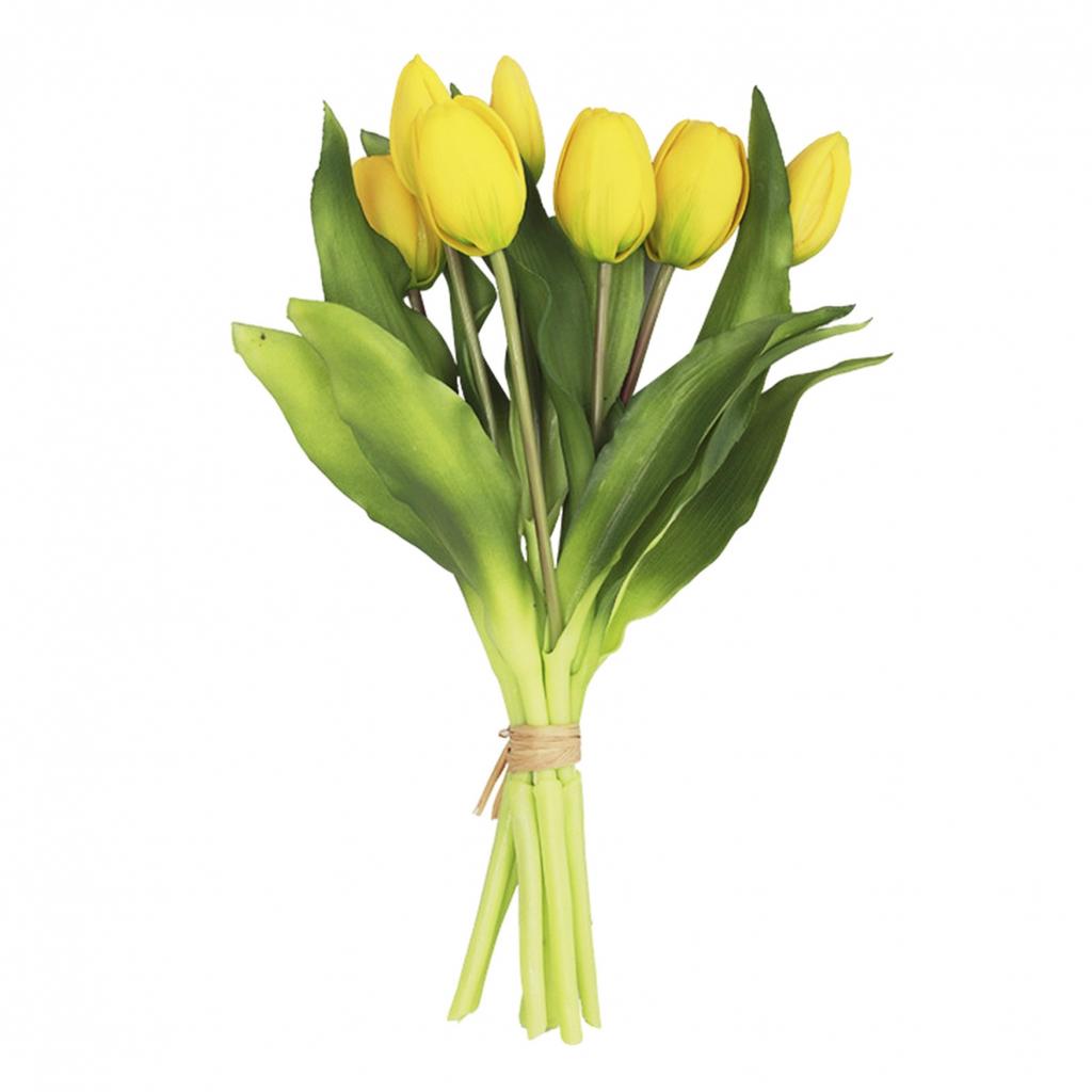 Fake Tulip Bouquet Easy to Maintain and Wipe Clean for Long Lasting Beauty