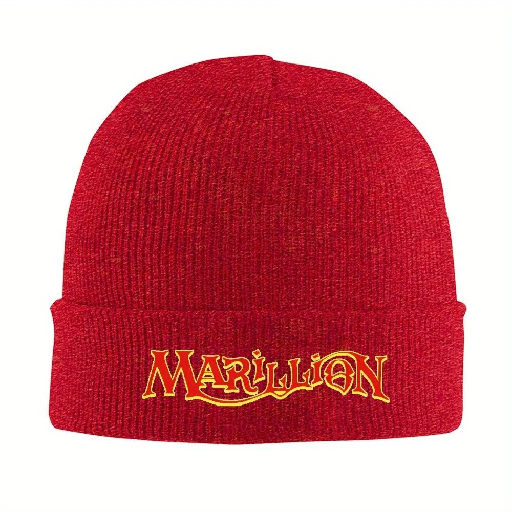 

New pc Marillion Band Knitted Hat Beanie Winter Hats Warm Casual Cap For Unisex Women Gift