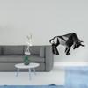 Graceful Dancing Girl And Bull Modern Resin Figurine Sculpture for Bedroom Office Entryway Tabletop