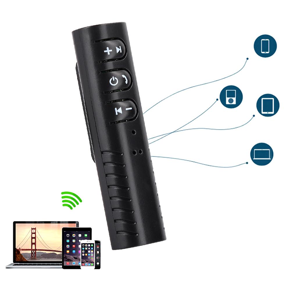 Bluetooth o Receiver Reproduktor Lavalier Klipový Headset Do Vozidla Konvertor(Černá )