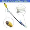 4Pin Rear View Back Up Camera Cable Adaptor Rca For Car Android Stereo Radio Dvd