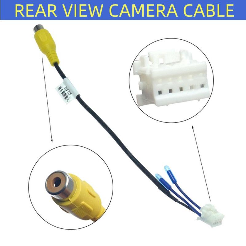 4Pin Rear View Back Up Camera Cable Adaptor Rca For Car Android Stereo Radio Dvd
