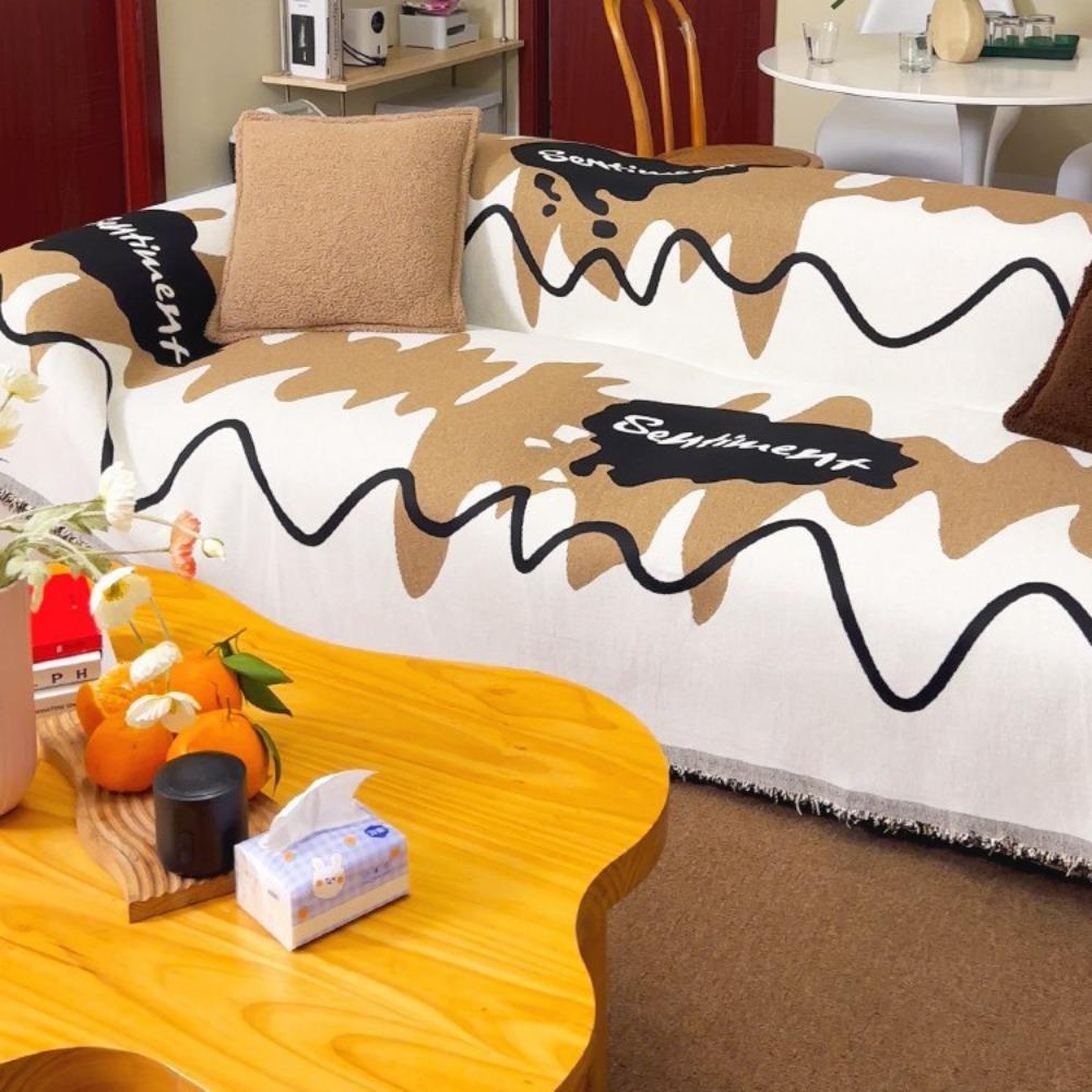 

2025 new sofa towel Chenier anti-cat scratch cover all-inclusive high-end cover blanket universal leather sofa cover 180 * 130Cm