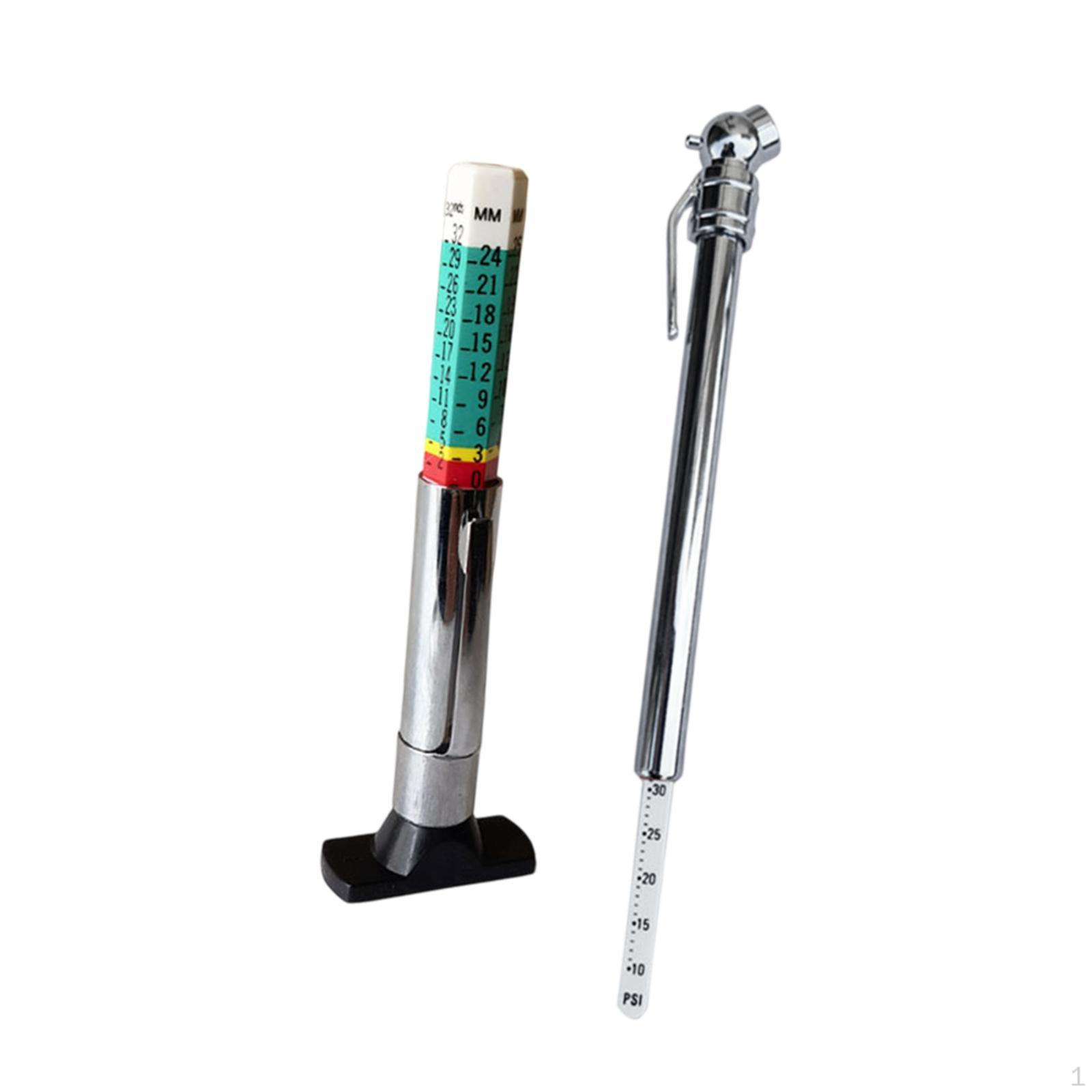 

Pencil Tire Pressure Gauge Tread Depth Measurement Accessories Portable Professional