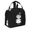 Moomin Little My Lunch Compact Lunch Bag with Stylish Portable Thermal Lunch Cooling Soft Cooler Lunch Thickness 13cm x Width 22cm x Height 20cm Bag,