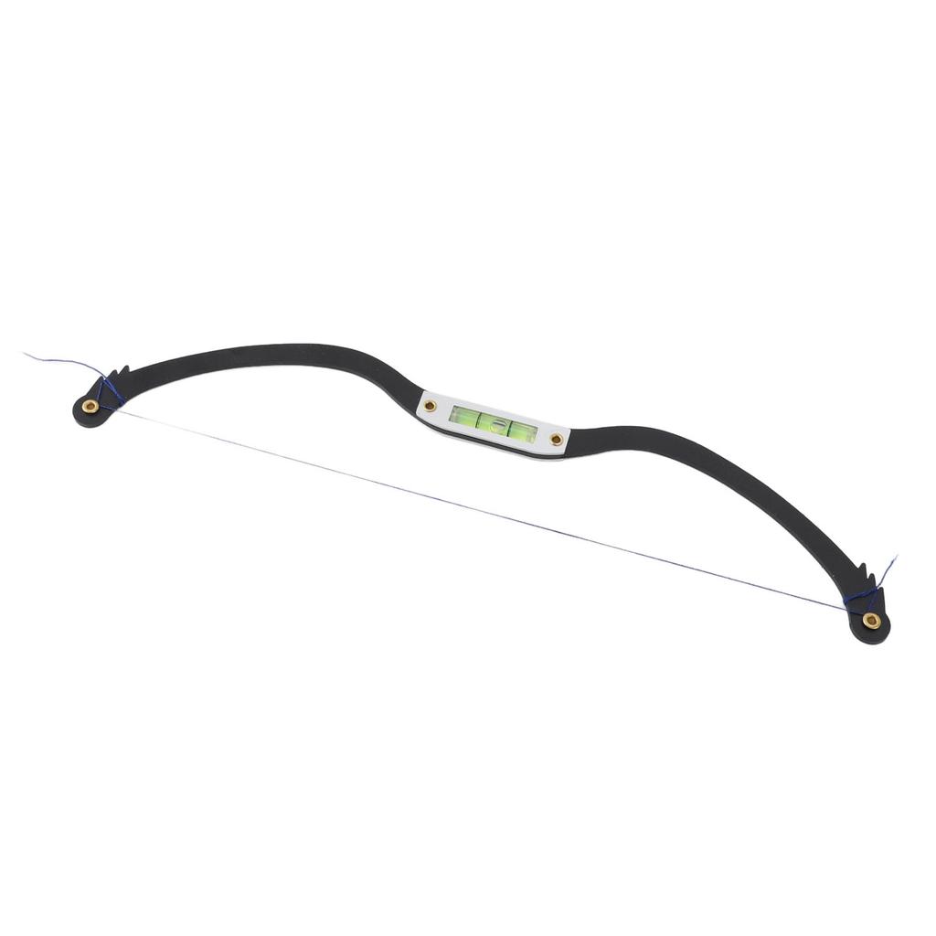 Horizontal Bead Mapping Ruler Professional Eyebrow Measure Ruler with String for Microblading Black