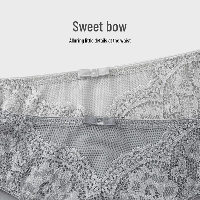 Christies Women's Sexy Lace Antibacterial Panties 3-Pack