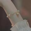 Einfacher leichter Luxus Imitation Hetian Jade Perlen 2023 Charm Armband Party Lässig Perlen Mode Armband Schmuck für Damen Geschenke