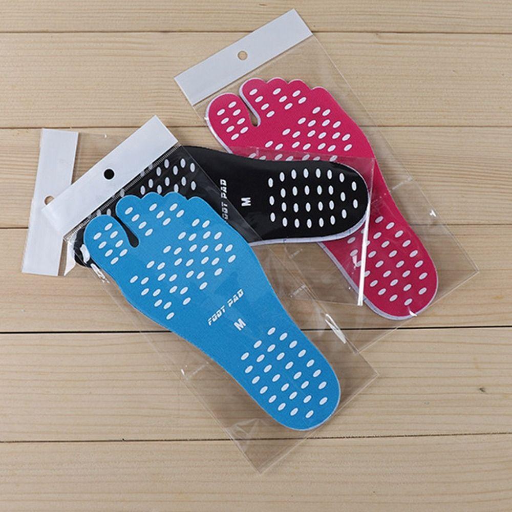 Thin Non-slip Adhesive Insoles Anti Slip Silica Gel Invisible Shoe Pad Barefoot Stick Footpads Sticker Foot Pads for Women