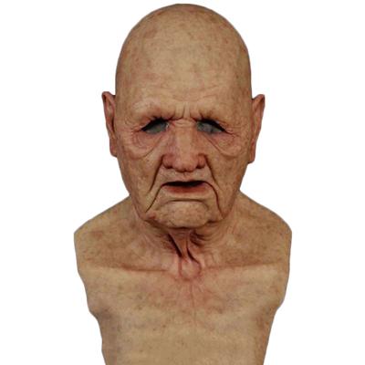 Halloween Old Man Adult Mask The Elder Holiday Funny Masks Supersoft Latex Cover