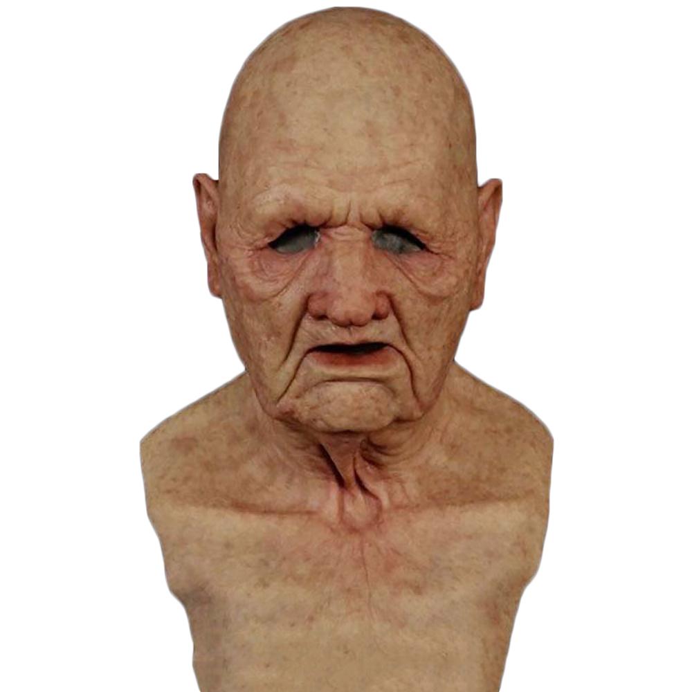 

Хэллоуин Маска Старика Взрослая Маска Старца Праздничные Смешные Маски Супермягкая Латексная Накладка