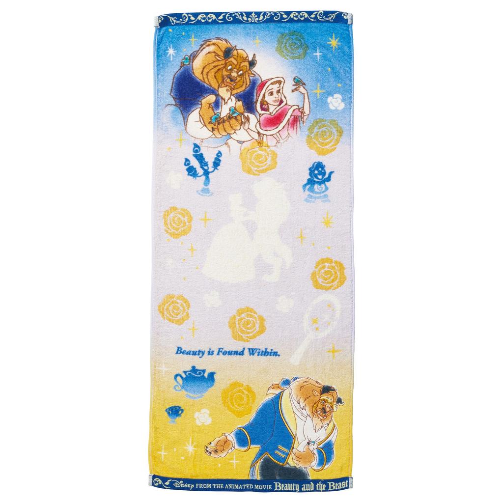 Marushin Beauty and the Beast Water Tender Face Odor Available in 2 Product Number 2006031400 Towel, Cotton, Antibacterial, Resistant, Embroidered,