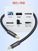 VANAUX Optical Digital Toslink Fiber Optic Digital Optical Audio Cable for Home Theater CD Game and More Black Cable, S/PDIF Use, Soundbars, TVs, PS4,
