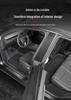 Custom TPE Full Surround Foot Pads for Tesla Model Y - Complete Interior Modification Accessories Set