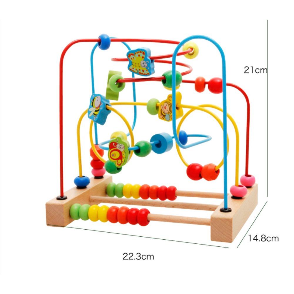 

Children beaded 6-12 months Baby educational toys Boys and girls building block 0-1-2-3 years old