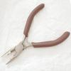 5’ Handmade Nickel Plated Jewellery Pliers DIY Tools Pointed Nose Round Diagonal Cutting For Making Multifunction Coffee Colour