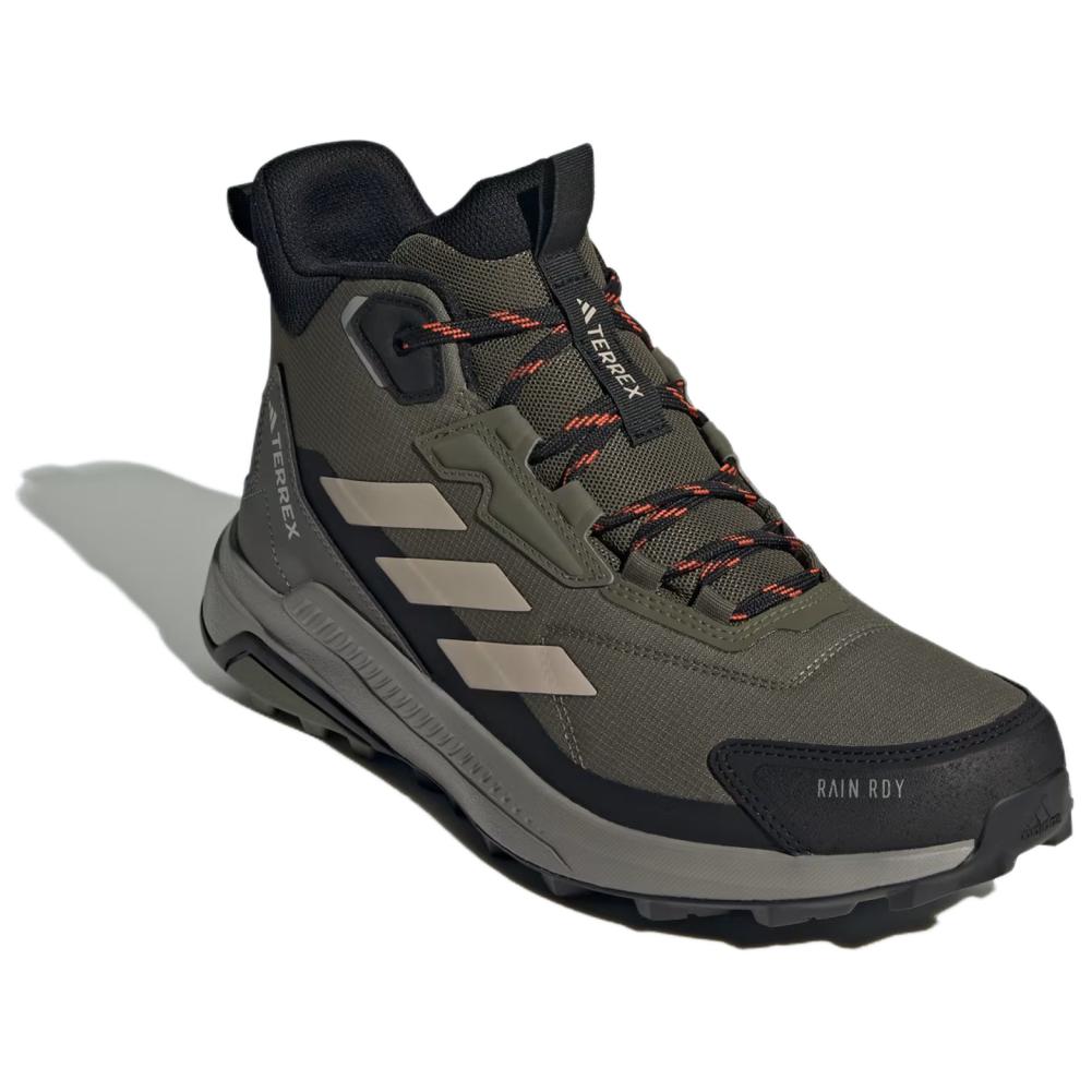 adidas Terrex Anylander Mid Rain.RDY Oliva Strata Scarpe da Ginnastica da Uomo Verde Wonder-Beige Nero Core ID0897