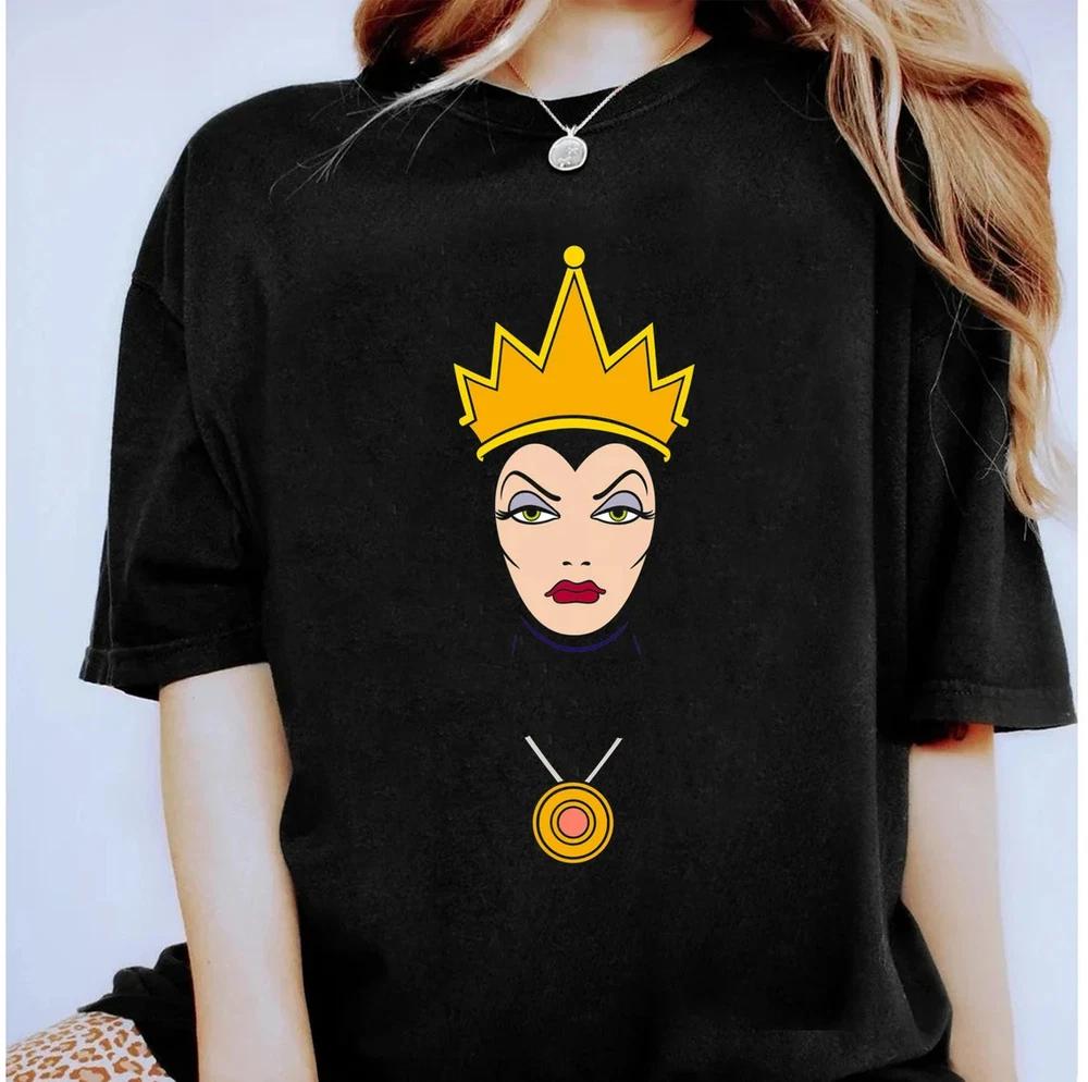 Villains Evil Queen Big Face TShirt Unisex 3 S