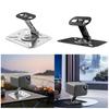 Aluminum Alloy Projector Stand 360-Degree Rotating Height Adjustable Heavy Duty 3-in-1 Projector Holder Desk Wall Ceiling Mount with 1/4-Inch Thread