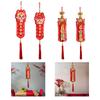 Chinese Dragon New Year Hanging Ornament Classic Elements Spring Festival Blessing Words for Home Office Decor Accessory