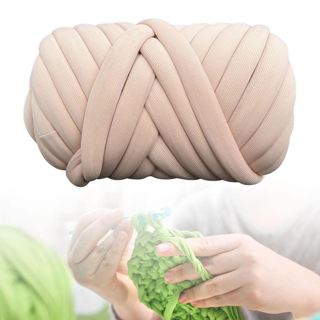 Cotton Polyester Chunky Yarn Bulky Chunky Yarn for Crochet Rug Making DIY