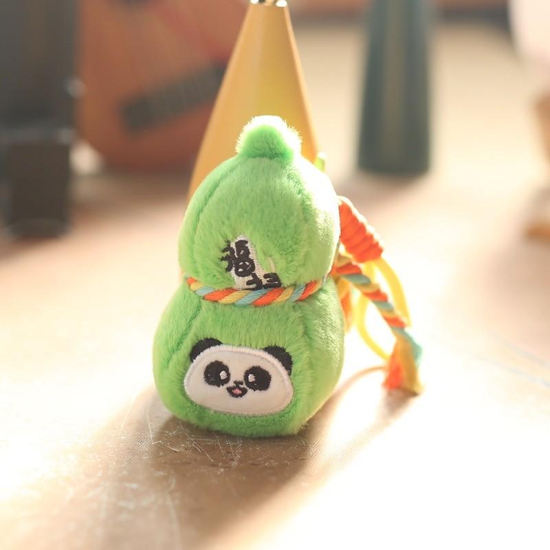 12cm 1Pcs Cute and Cute Fulu Gourd Pendant Plush Toy Doll Cartoon Bag Pendant Keychain Doll Doll