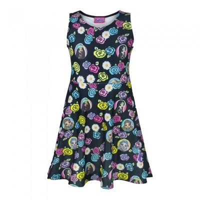 Girls Floral Skater Dress