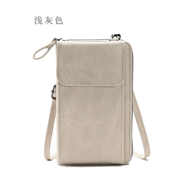 2025 New Ladies Crossbody Small Shoulder Bag Street Multifunctional Mobile Phone Wallet Handbag PU