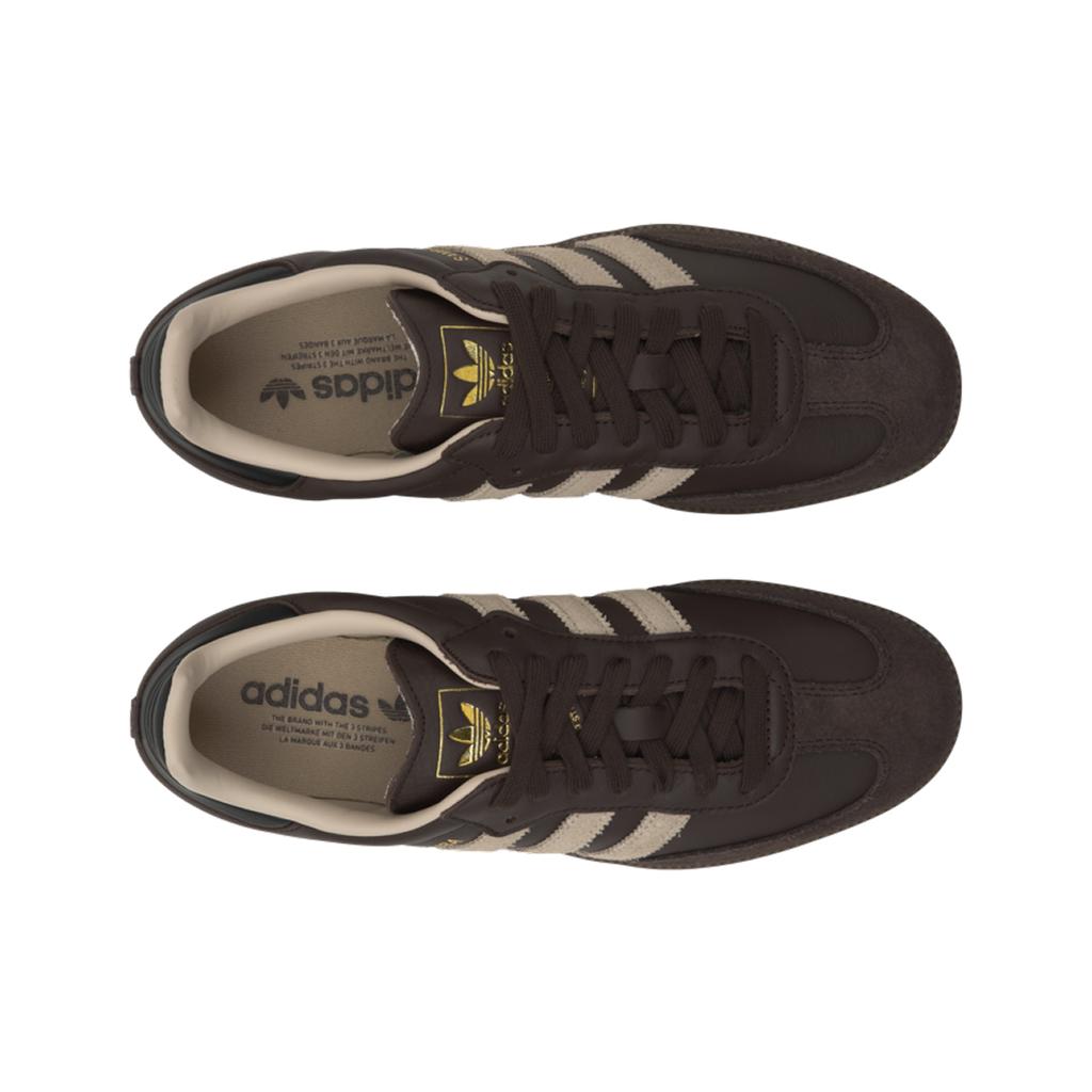 adidas Samba OG Marrone Scuro Marrone Argilla Suola in Gomma Sneakers Unisex Gomma5 JI0217