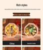 Guochao Paper Sculpture Fridge Magnet Souvenirs for Tourist Attractions