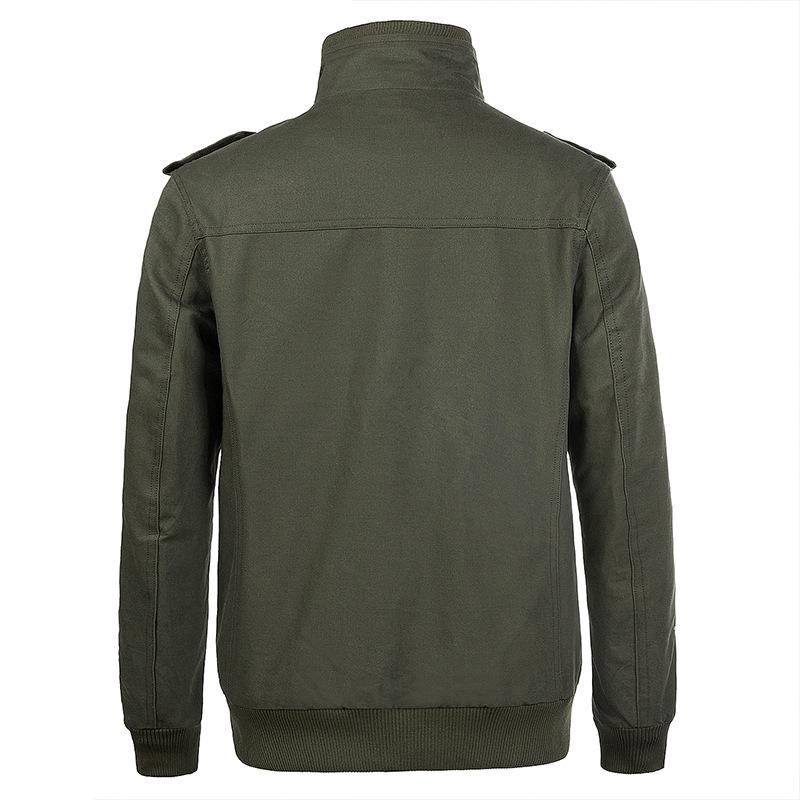 Nuova Giacca da Uomo Militare in Cotone con Pile Attrezzi Taglia Grande Giacca Tendenza da Uomo