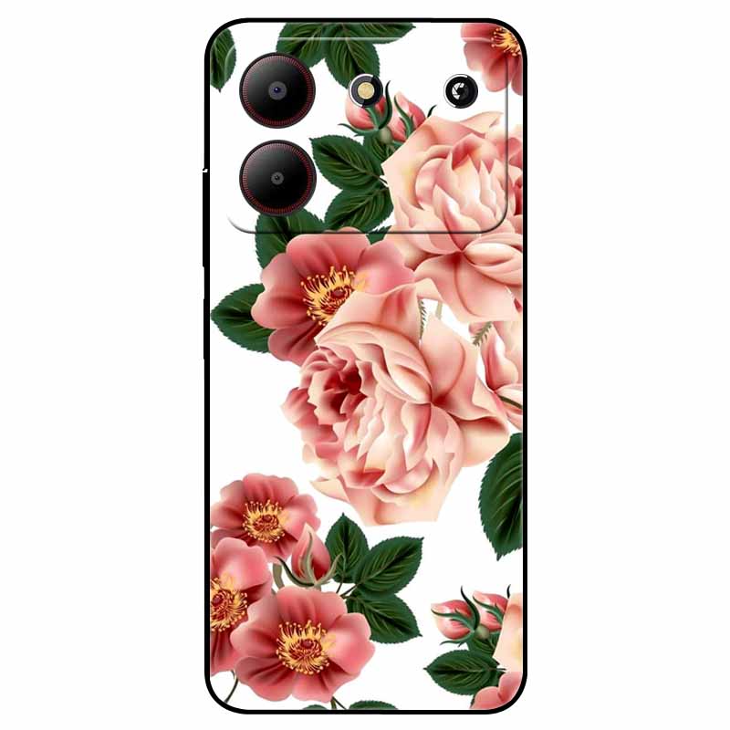 For ZTE Blade A54 4G Case Shockproof TPU Soft Silicone Phone Covers for ZTE Blade A 54 Funda Painted on for BladeA54 Luxury Capa