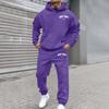 Trendy Men's and Women's Plus Velvet Streetwear Hoodie Set