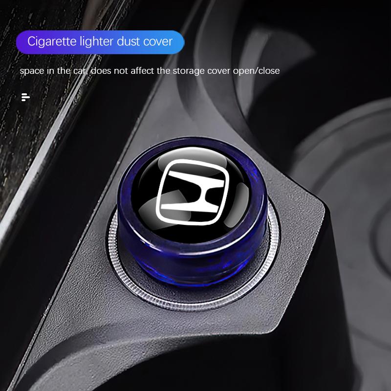 tclsh2 Car Cigarette Lighter Protective Cover Dust Plug Accessories For Honda Civic Fit Jazz Accord Pilot CRV Odyssey Passport City