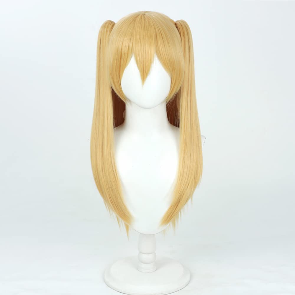 Cosplay Wig - Miriella (Amano Ririsa) Purple Rose Heat Resistant Wig - Costume Accessory - Halloween Event Cosplay Photoshoot (Yellow)