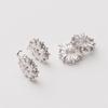 [10,5x13mm] Ruota Distanziatrice in Zircone Distanziatori a Gancio Perline Placcate Oro Perline Placcate Argento Accessori per Braccialetti Collane Fai da Te 1pz